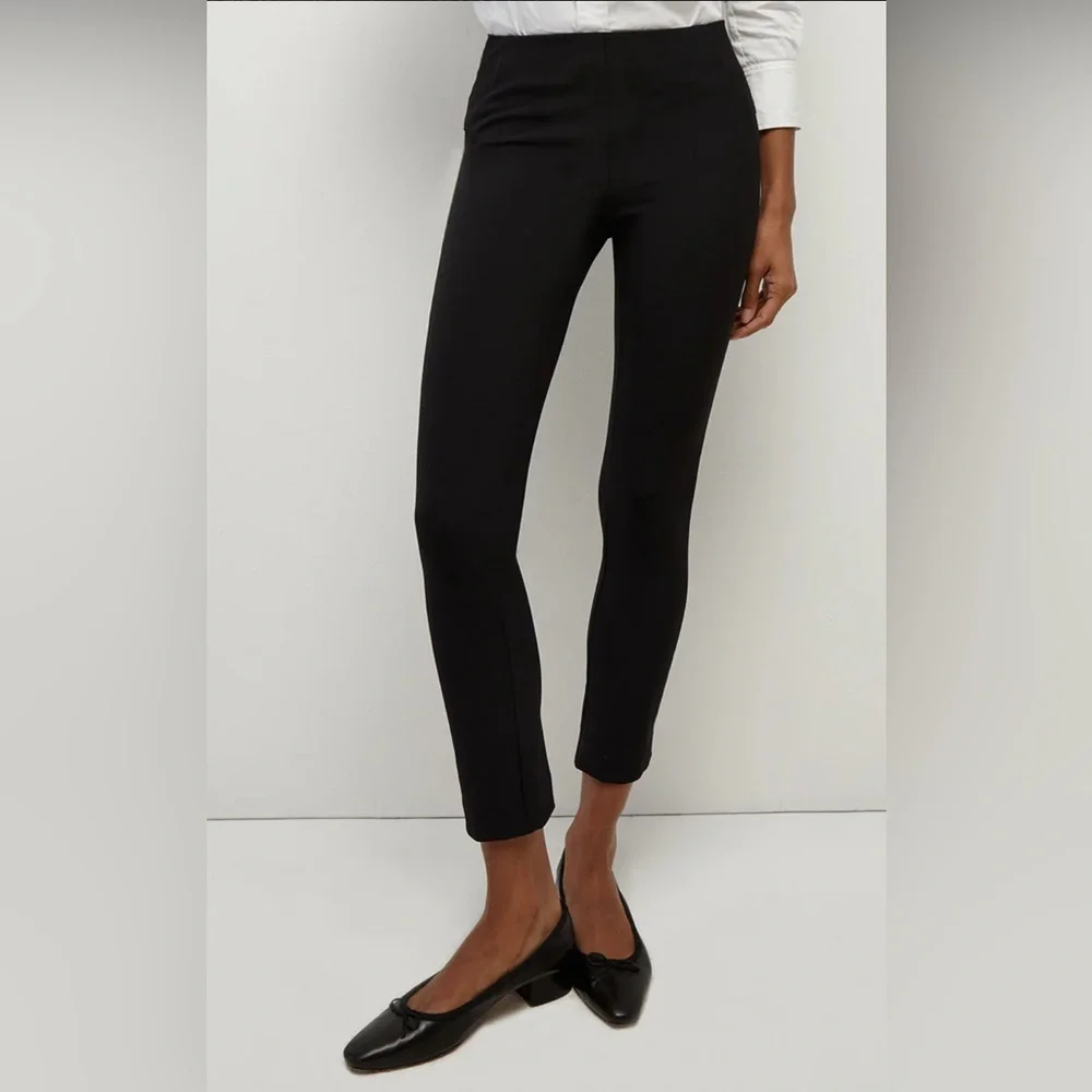 Veronica Beard Women’s Zip Back Scuba Pant Black (Size 4)